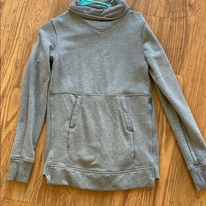 Lululemon Grey Turtleneck Sweatshirt